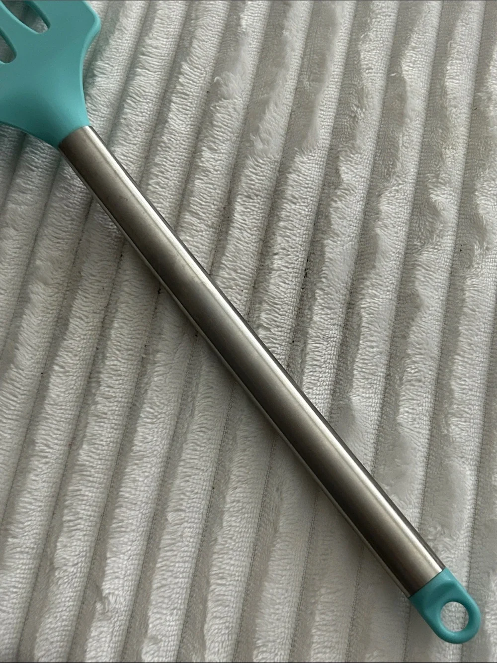 Farberware Aqua Silicone Slotted Turner Spatula